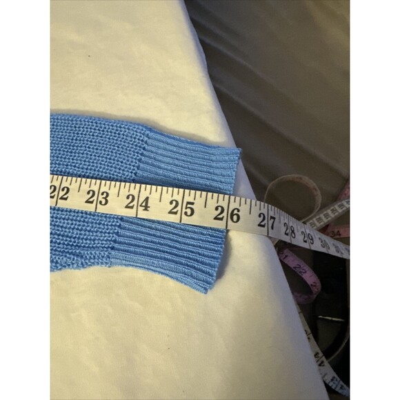 Abound Womens Sweater Ombre Sz XS Long Sleeve Knit Blue White Soft Girl Ribbed - Picture 10 of 11